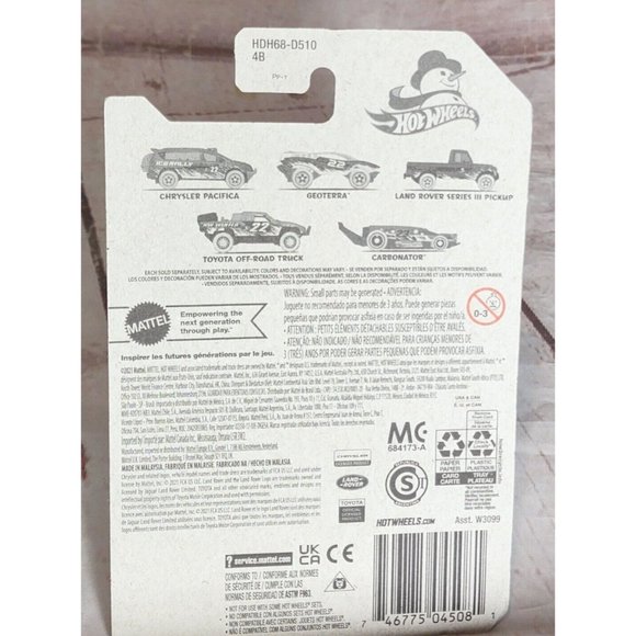 Chrysler Pacifica - Hot Wheels Holiday Mix 2022 - 1/5 Ice Rally Mattel Die-cast - Picture 14 of 16